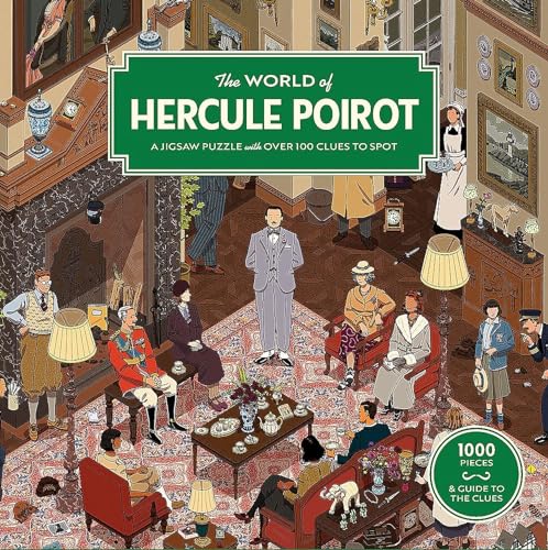 The World of Hercule Poirot: A 1000-piece Jigsaw Puzzle von Laurence King