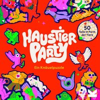 Haustier-Party - Puzzle 50 Teile Haustier-Party - Puzzle 50 Teile von Laurence King Verlag