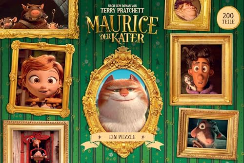 Laurence King Verlag Maurice, der Kater 200-Teile-Puzzle, Grün, 1000-Teile Puzzle von Laurence King Verlag