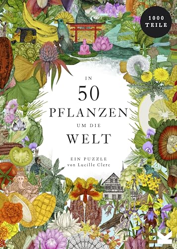 Laurence King Verlag 9783962443252 In 50 Pflanzen um die Welt 1000-Teile-Puzzle, M von Laurence King Verlag