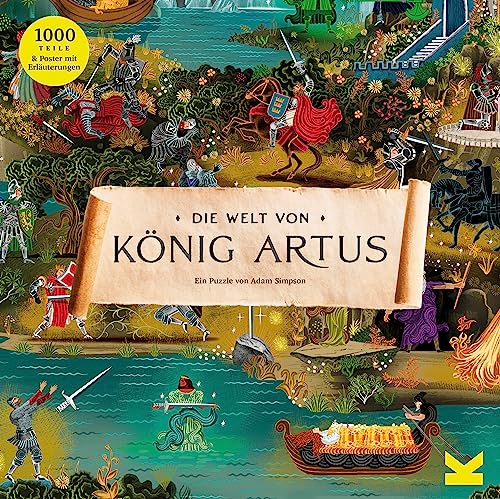 Laurence King 9783962443658 König Artus EIN 1000 Teile-Puzzle, Green von Laurence King