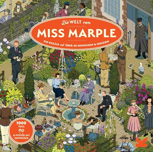 Laurence King 9783962443887 Miss Marple Literarisches Puzzle, Yellow von Laurence King