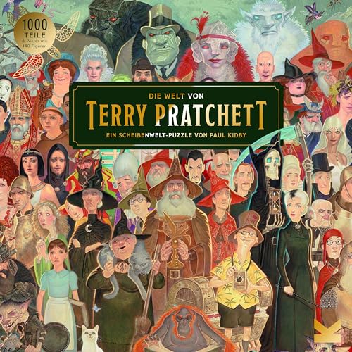 Laurence King 9783962444334 Terry Pratchett 1000-Teile-Puzzle, bunt von Laurence King