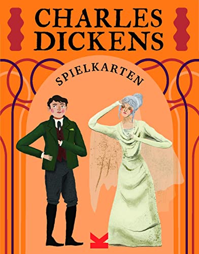 Laurence King Charles Dickens Spielkarten, Gelb von Laurence King