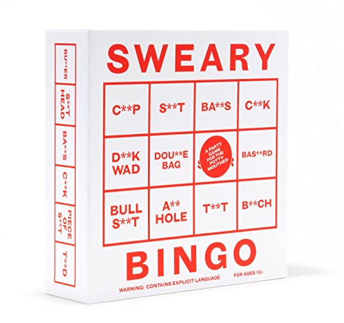 Laurence King Sweary Bingo: A Party Game for The Potty-mouthed Warning Contains Explicit Language, for 18+ von Laurence King