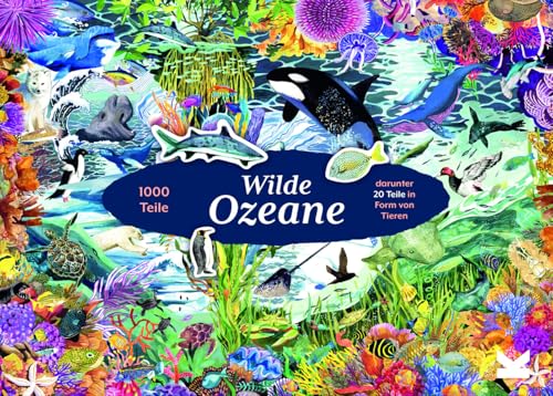 Wild Seas Jigsaw: Stories of Nature's Greatest comebacks: 1000 Piece Jigsaw with 20 Shaped Pieces von Laurence King Verlag