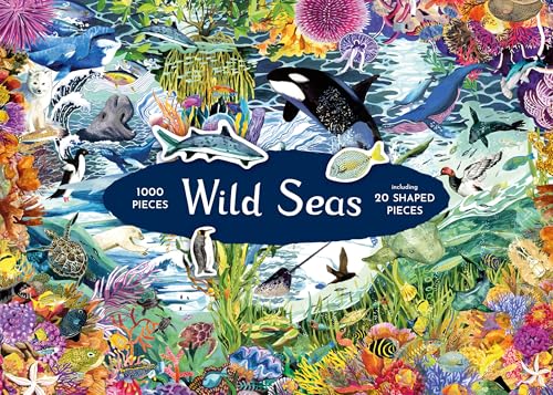 Laurence King Wild Seas Jigsaw: Stories of Nature's Greatest Comebacks: 1000 Piece Jigsaw with 20 Shaped Pieces von Laurence King