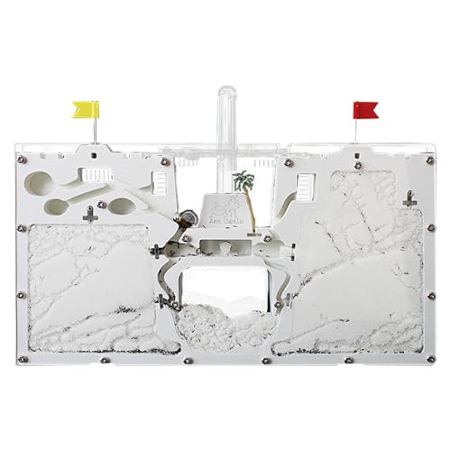 Ant Farm Castle, Ameisenbauern mit Sand & Werkzeug Kit, Ant -Kolonie -Beobachtung Science Kit, Ameise Viewing Habitat Educational & Lernspielzeug für Kinder Erwachsene, keine Ameisen & Ameisenfutter, von Lawnrden