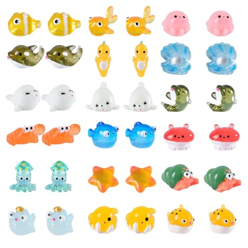 Lawnrden 36pcs Mini Harztiere, 18 Stile wasserdichte Meerestiere Figuren für Garten Mikrolandschaft Aquarium Fischtank getopfertes Puppenhaus Dekor Geschenke, |.Winziges Harz Lawnrden 36pcs Mini Harztiere, 18 Stile wasserdichte Meerestiere Figuren für Garten Mikrolandschaft Aquarium Fischtank getopfertes Puppenhaus Dekor Geschenke, |.Winziges Harz von Lawnrden