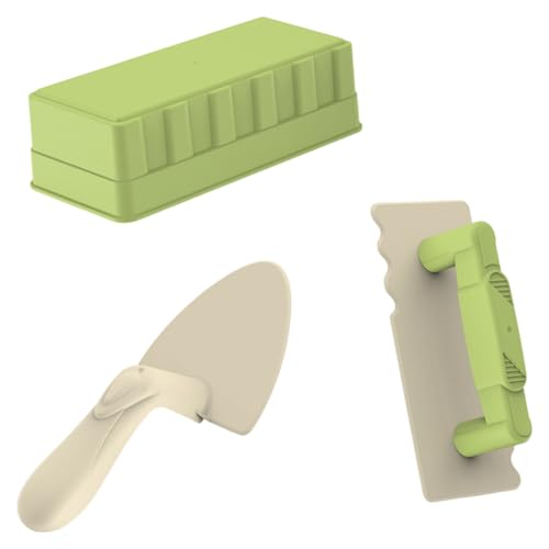 Lawnrden 3pcs Sandspielzeug, Plastikspielzeugsteine mit Glättungswerkzeugen, Sandburg -Baukit für Jungen, Mädchen, |.Spielzeugziegel Lawnrden 3pcs Sandspielzeug, Plastikspielzeugsteine mit Glättungswerkzeugen, Sandburg -Baukit für Jungen, Mädchen, |.Spielzeugziegel von Lawnrden