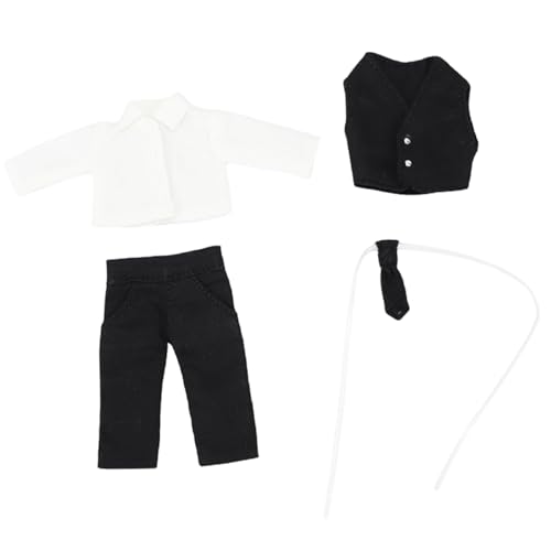 Lawnrden 4pcs 1/12 Wäsche -Kleidung Anzug OB11 Dull KOMMEN BEGEBEN Schwarze HOSENSCHAFT UND Weisse HIMMER FÜR 1/12 Puppe | Kleidungszubehör Sets Sets Lawnrden 4pcs 1/12 Wäsche -Kleidung Anzug OB11 Dull KOMMEN BEGEBEN Schwarze HOSENSCHAFT UND Weisse HIMMER FÜR 1/12 Puppe | Kleidungszubehör Sets Sets von Lawnrden