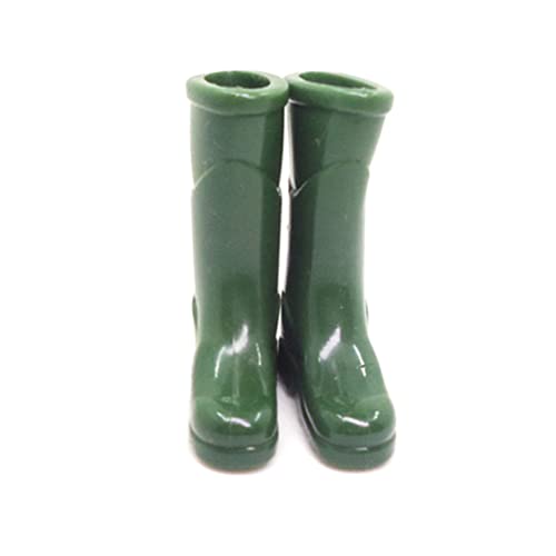 Lawnrden Dollhouse Regenstiefel Miniatur 1:12 Skalierende Farbdiy Mini Regenschuh Plastik Regenstiefel Dekoration für Puppenhauszubehör, Grün |.Stiefel Lawnrden Dollhouse Regenstiefel Miniatur 1:12 Skalierende Farbdiy Mini Regenschuh Plastik Regenstiefel Dekoration für Puppenhauszubehör, Grün |.Stiefel von Lawnrden