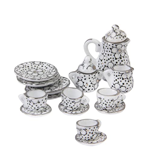 Lawnrden Dolls House Accessoires Miniatur Porzellan Tasse Set 1:12 -Tee -Muster für Kinder Weihnachten 15pcs | Kochutensilien Lawnrden Dolls House Accessoires Miniatur Porzellan Tasse Set 1:12 -Tee -Muster für Kinder Weihnachten 15pcs | Kochutensilien von Lawnrden