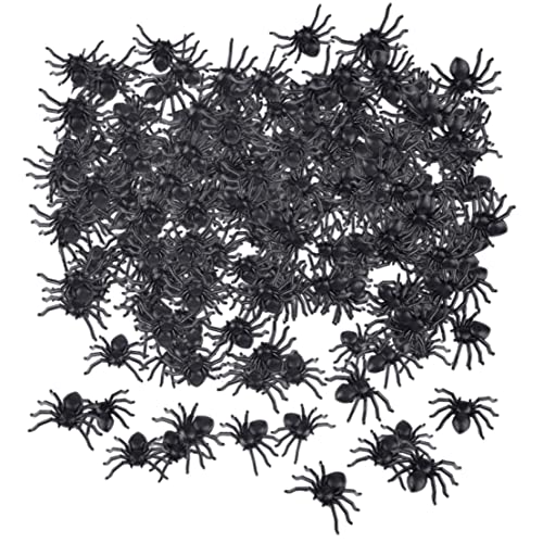 Lawnrden Halloween Mini Realistic Spiders, 300 Stück Plastik Spinnen, Halloween -Party -Streichprops für Haunted House von Lawnrden