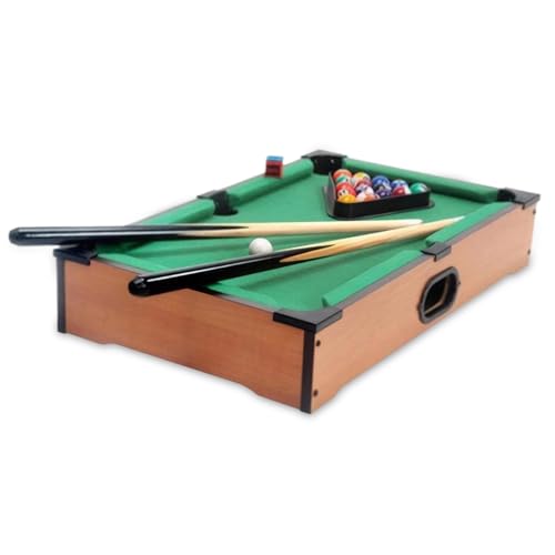 Lawnrden Mini -Billardtisch, Tisch -Billardtisch, Kleiner Billardtisch mit Billardkugeln, Pool -Hinweisen und Dreiecksregal, tragbarer Billardtisch für Kinder Erwachsene/10.2x13.8x2,8 Zoll von Lawnrden