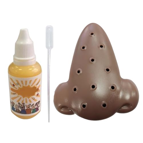 Lawnrden Pimple Popsper -Spielzeug, lustiger Nasenpickel -Popping -Spielzeug mit 30 ml nachfüllbarer Pickel und Tropfen, wiederverwendbares Stressabbauspielzeug für Kinder Erwachsene von Lawnrden