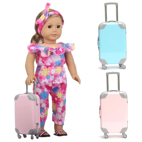 Lawnrden Spielzeugkoffer, 2 PCs Mini -Puppengepäck für 16 & 18 -Zoll Lawnrden Spielzeugkoffer, 2 PCs Mini -Puppengepäck für 16 & 18 -Zoll von Lawnrden