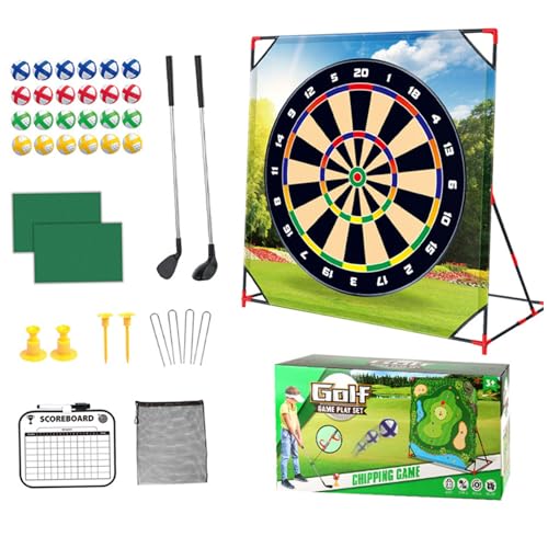 Lawnrden Sticky Golf Pro, Golf Chipping-Spiel, tragbares Sticky Pro, Eltern-Kind-Interaktions-Gartenspiel für Innenräume, Outdoor, Outdoor Lawnrden Sticky Golf Pro, Golf Chipping-Spiel, tragbares Sticky Pro, Eltern-Kind-Interaktions-Gartenspiel für Innenräume, Outdoor, Outdoor von Lawnrden