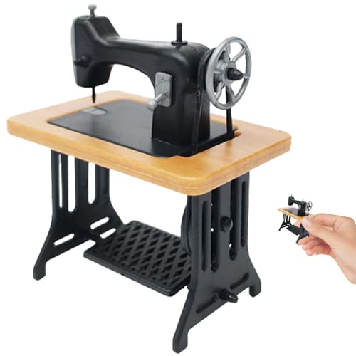 Lawnrden Vintage Dollhouse Möbel, Miniaturnähmaschine 1:24 Spielzeugnähmaschine Realistische Vintage Dollhouse Möbel Tabletop Raumdekor für Kinder Kleinkind Gelb gelb Lawnrden Vintage Dollhouse Möbel, Miniaturnähmaschine 1:24 Spielzeugnähmaschine Realistische Vintage Dollhouse Möbel Tabletop Raumdekor für Kinder Kleinkind Gelb gelb von Lawnrden