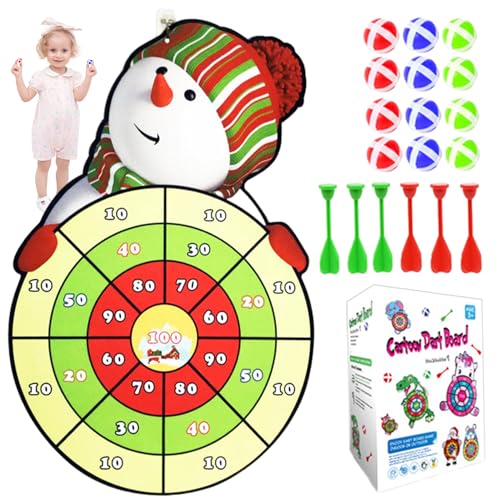 Lawnrden Weihnachtsspiele, 1 Set Funny Christmas Party Games mit 1 Snowman Dartboard, 16 klebrige Bälle, 6 Darts & 2 Haken, Spielzeug für Kinder Weihnachtsgeburtstag, Style 2 | Playsets Lawnrden Weihnachtsspiele, 1 Set Funny Christmas Party Games mit 1 Snowman Dartboard, 16 klebrige Bälle, 6 Darts & 2 Haken, Spielzeug für Kinder Weihnachtsgeburtstag, Style 2 | Playsets von Lawnrden