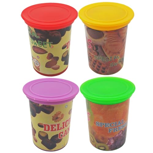 Snake Can, 4pcs Überraschung Horror Realistische Schlange in einer Dose, Schlange Streich süße Süßigkeiten Can Snake Toy April Narren Day Witze in einer Dose Gag Streich Carnival Party Supplies von Lawnrden