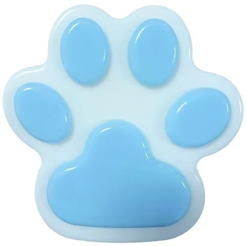 Squeeze Ball Cat Cat Paws Soft Squeeze Spielzeug 5.5 große belastbare Katzenspannungskugel sensorische Kugeln mit glattem Oberflächenstress -Relief -Spielzeug für Kinder Erwachsene Geschenk, Blau, Pf von Lawnrden