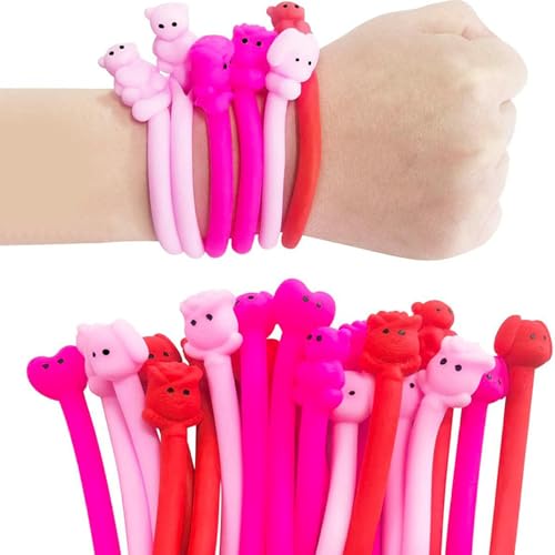 Stretchy String Fidget Sensory Toys, 12 Pack Squeeze Nudeln Spielzeug, entspannendes Spielzeug, ruhiges Stress -Relief -Spielzeug für Kinder und Erwachsene Stressabbau, Goodie -Bag -Füllstoffe, Party von Lawnrden