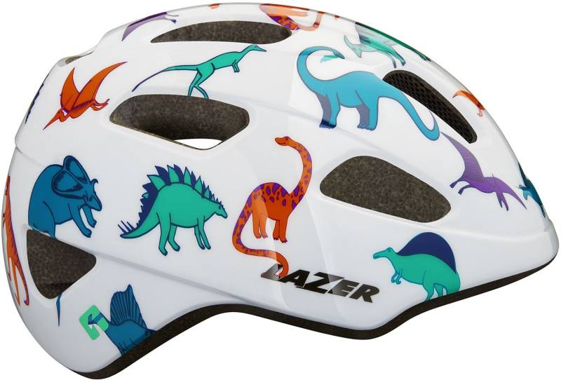 Lazer Pnut KC Fahrradhelm Dinosaur, XS von Lazer