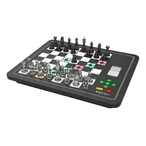 Elektronisches Schachspiel, Elektronisches Schachspiel mit 3 Spielmodi, KI-Gegner, Elektronisches Schachspiel für Kinder, Erwachsene, Anfänger (Black) von Lazmin112