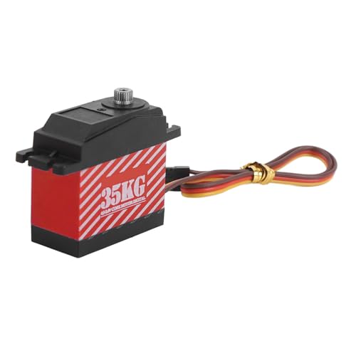 Lazmin112 RC Winch Servo, Empfindlicher Reaktiver RC -Auto Winch Servo für RC -Boot (Rot) von Lazmin112