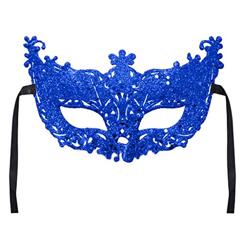 Lazzboy Karneval Maske Venezianische Maskerade Masken Karneval Party (M,Blau) von Lazzboy