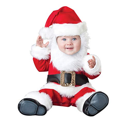 Lazzboy Weihnachten Flanell Long Sleeve Baby Kids Dress Up Santa Kostüm Toddler Girls Boys Christmas Cosplay Tops Pants Hat Belt Set Outfits(Rot,Höhe90) von Lazzboy