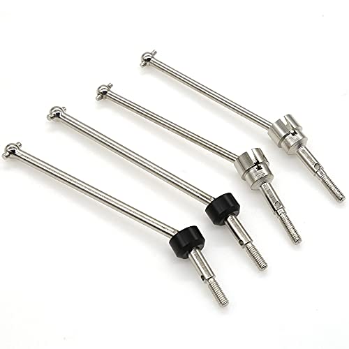 Lbvzxkad 4 StüCk Metall Vorne und Hinten Universal Antrieb Welle CVD für 104001 1/10 RC Auto Upgrade Teile Teile ZubehöR von Lbvzxkad