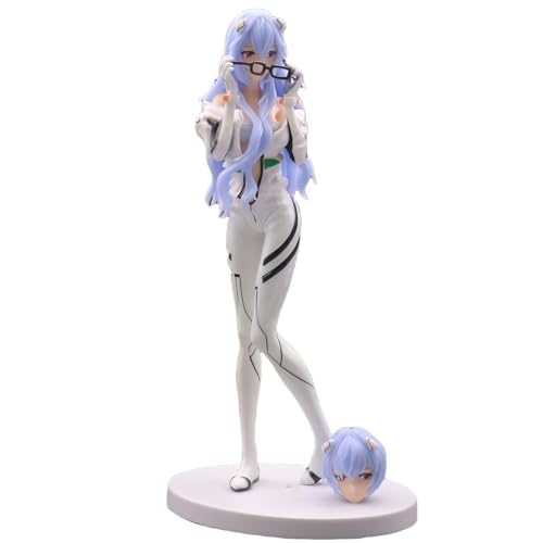 LcYxxJJ Ayanami Figur Statuen 21cm PVC Action Figuren Modell Anime Collection Desktop Dekoration Sammlerstücke von LcYxxJJ