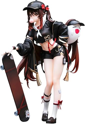 LcYxxJJ Hu Tao Figur Statuen, 24 cm, PVC-Actionfiguren, Modell, Anime-Kollektion, Desktop-Dekoration, Sammlerstücke (E) von LcYxxJJ