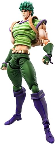 LcYxxJJ Jonathan Joestar Figur Statuen 17cm PVC Action Figuren Modell Anime Collection Desktop Dekoration Sammlerstücke (Grün) von LcYxxJJ