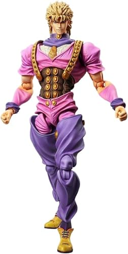 LcYxxJJ Jonathan Joestar Figur Statuen 17cm PVC Action Figuren Modell Anime Collection Desktop Dekoration Sammlerstücke (Rosa) von LcYxxJJ