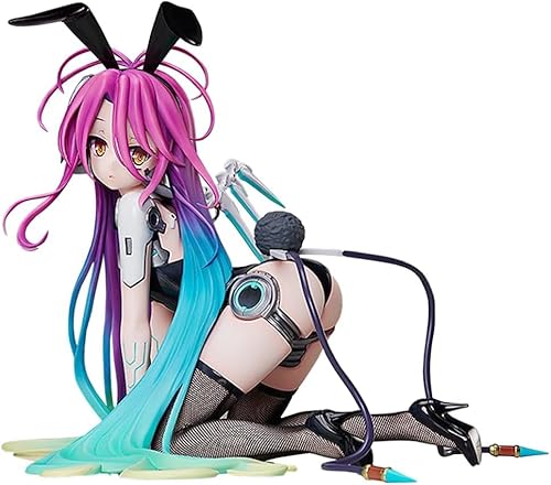 LcYxxJJ NO GAME NO LIFE Figur Schwi Dola Figur Statuen 11-17cm PVC Action Figuren Modell Anime Collection Desktop Dekoration Sammlerstücke (Violett) von LcYxxJJ