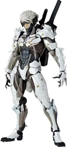 LcYxxJJ Raiden Figur Statuen, 14 cm, PVC, Actionfiguren, Modell, Anime-Kollektion, Desktop-Dekoration, Sammlerstücke (weiß) von LcYxxJJ