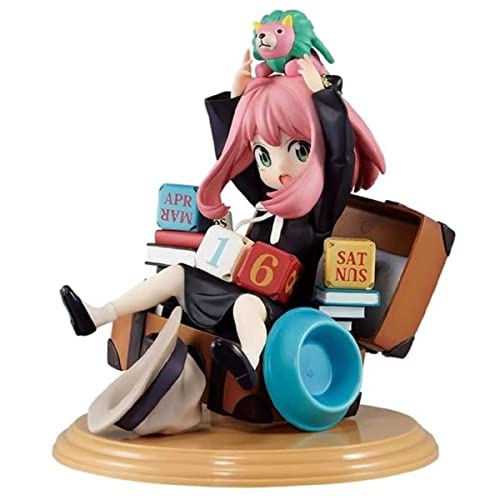 LcYxxJJ Spy x Family Anya Figur Statuen 16 cm PVC Actionfiguren Modell Anime Collection Desktop Dekoration Sammlerstücke von LcYxxJJ