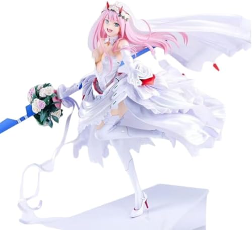 LcYxxJJ Zero Two Figur Statuen, 25 cm, PVC, Actionfiguren, Modell, Anime-Kollektion, Desktop-Dekoration, Sammlerstücke von LcYxxJJ