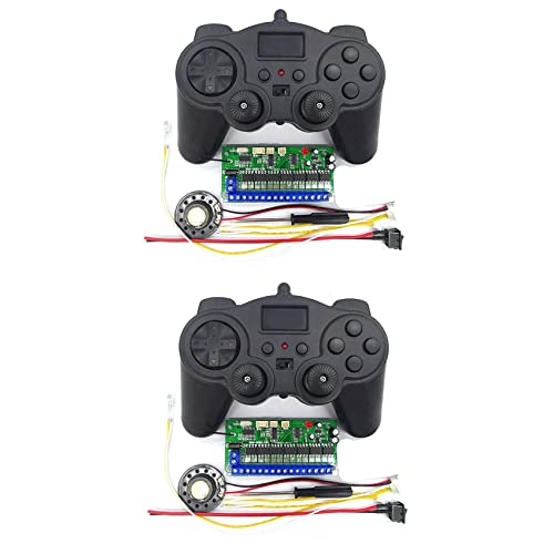 Lckiioy 2X 16 Kanal 2.4G Fern Bedienung Sender + Empfänger Platine Bedien Feld 12V Controller DIY für RC Auto/Schiff/Bagger von Lckiioy