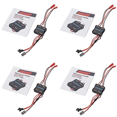 Lckiioy 4X 40A Gebürstet ESC Elektronischer Geschwindigkeitsregler für C24 C34 MN D90 MN99S MN86S RC Auto Aktualisierung Teile von Lckiioy