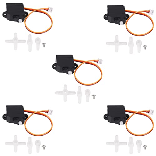 Lckiioy 5X 2G Digital Servo 2.2G Servo für Kleinstflugzeuge PKW LKWs Orlandoo Hunter Upgrade Teile Universal von Lckiioy