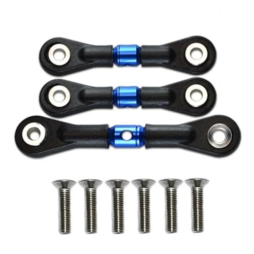 3 Stück Auto Lenkung Zugstange Einstellbare Servo Linkage Upgrade Ersatzteil Für TT02 TT02T 1/10 Auto Zubehör von Ldabrye