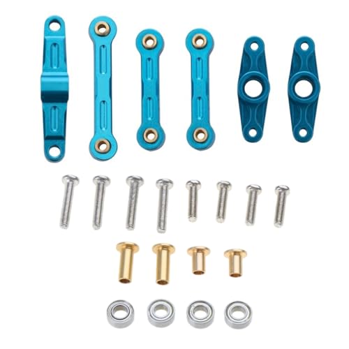 Auto Lenkung Zugstange Langlebig Servo Linkage Set Upgrade Teil Für TT02 TT02D 1/10 Drift Auto Zubehör von Ldabrye