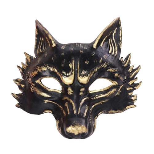 Ldabrye 3D Cosplays Party Halb Gruselige Tiermaskeraden Halloween Kostümzubehör Wolf von Ldabrye