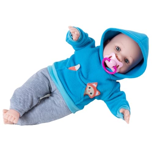 Ldabrye 41 cm Realistische Schlafpuppe Stofftier Mit Schönem Gesicht Lebensecht Pädagogische Reborns BoutiqueCollection Kinderpartygeschenk von Ldabrye