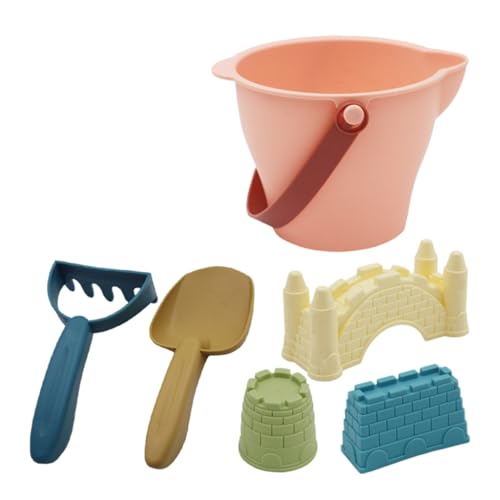 Ldabrye 6 Stücke Sandcastle Meer Sand Tragbare Burg Sand Ton Form Gebäude Spielzeug Babys Kinder Kind Modell Sand Gebäude Kits von Ldabrye