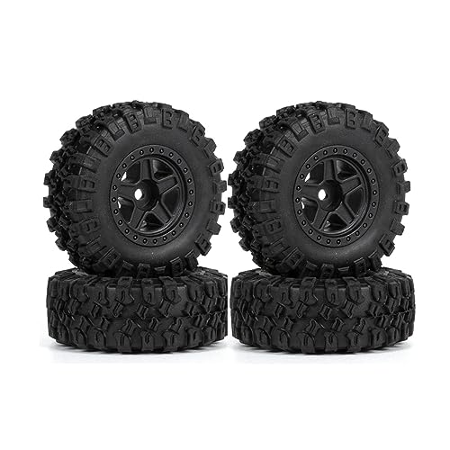 Ldabrye Felgen 4 Stück 1 0 Zoll Beadlock Felge Reifen Set Radnabe Für 1:24 Crawler SCX24 19 Mm 5 Speichen 3 Farben von Ldabrye